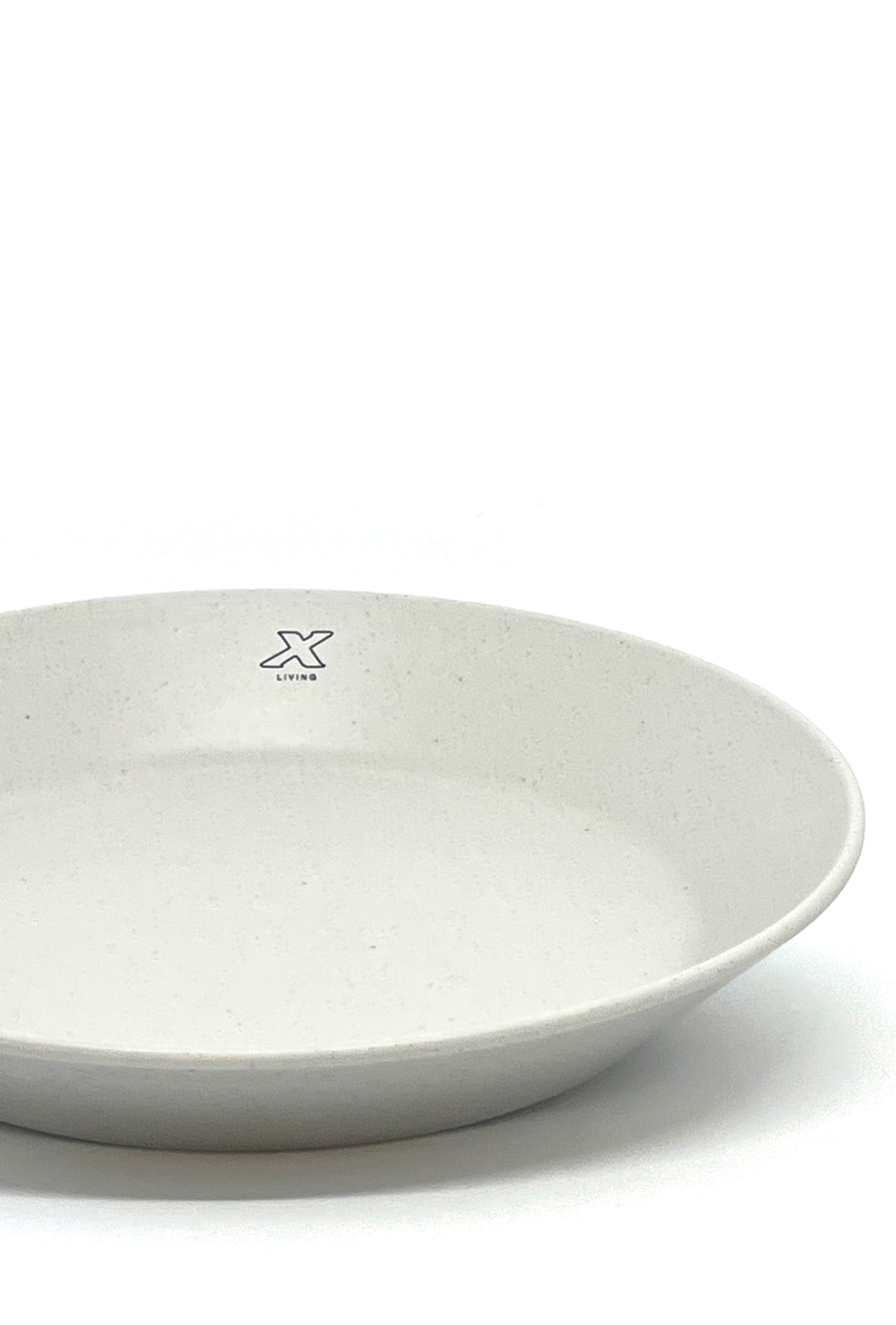 Deep plate - Pebble white (220 mm.)