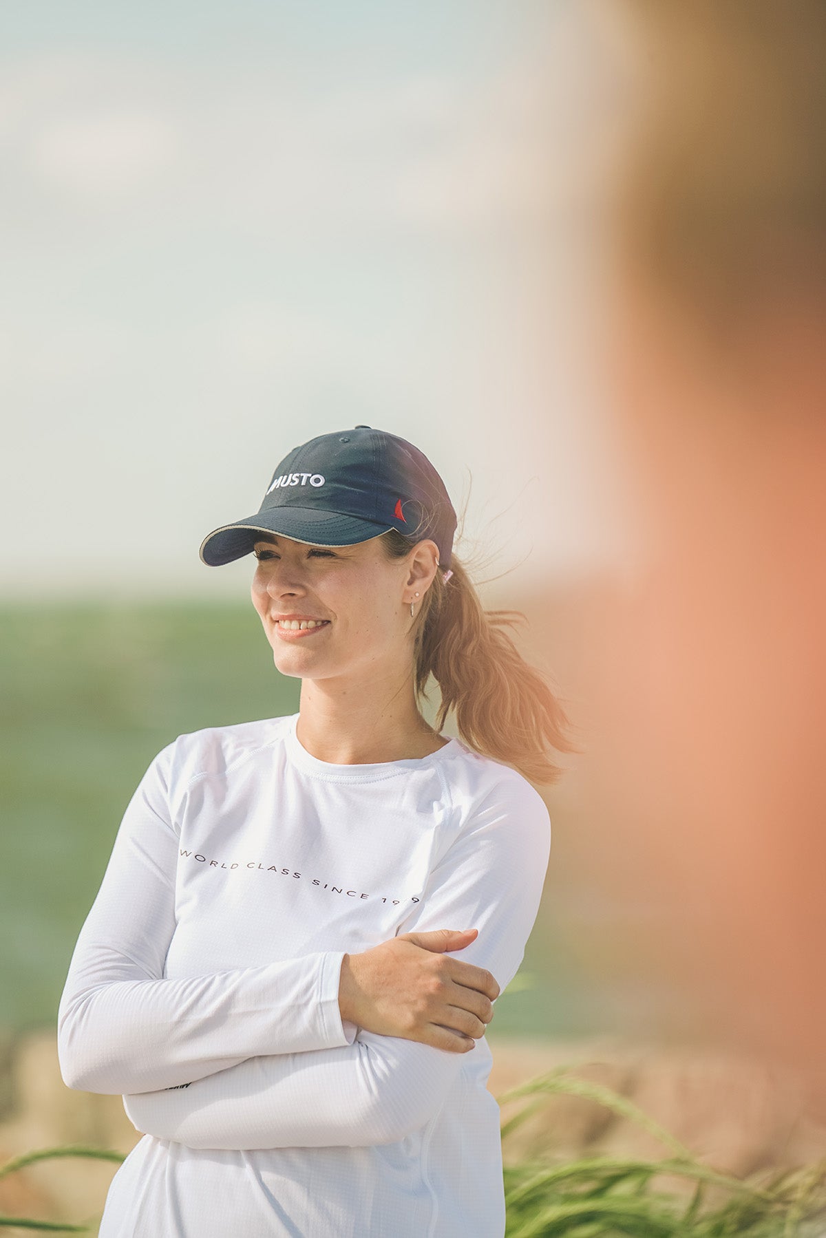 Fast Dry Musto Cap, Navy with X-Yachts logo