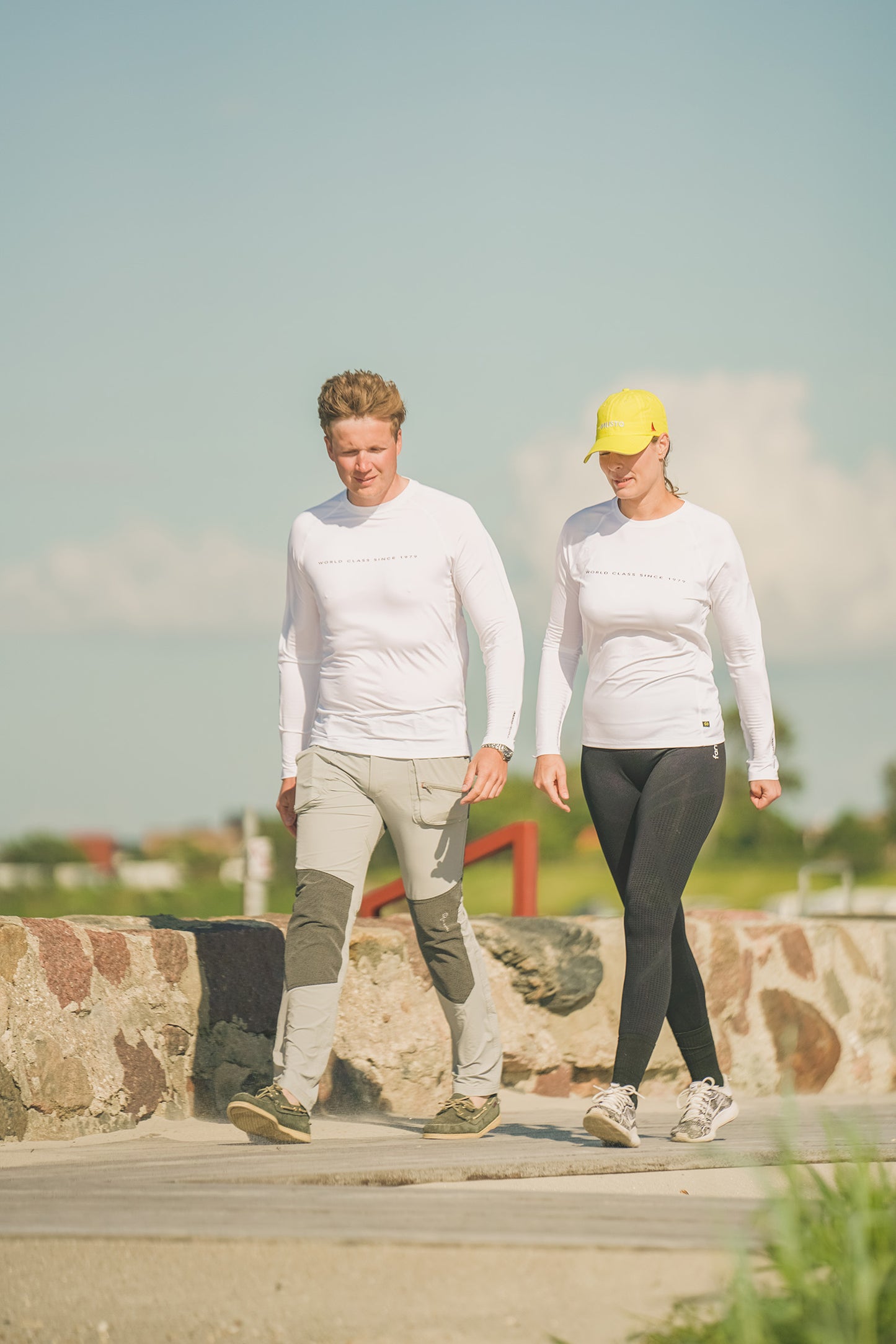 Musto Long sleeve T-shirt, White, Unisex