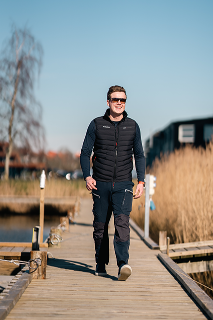 Musto Trousers, Navy, Men