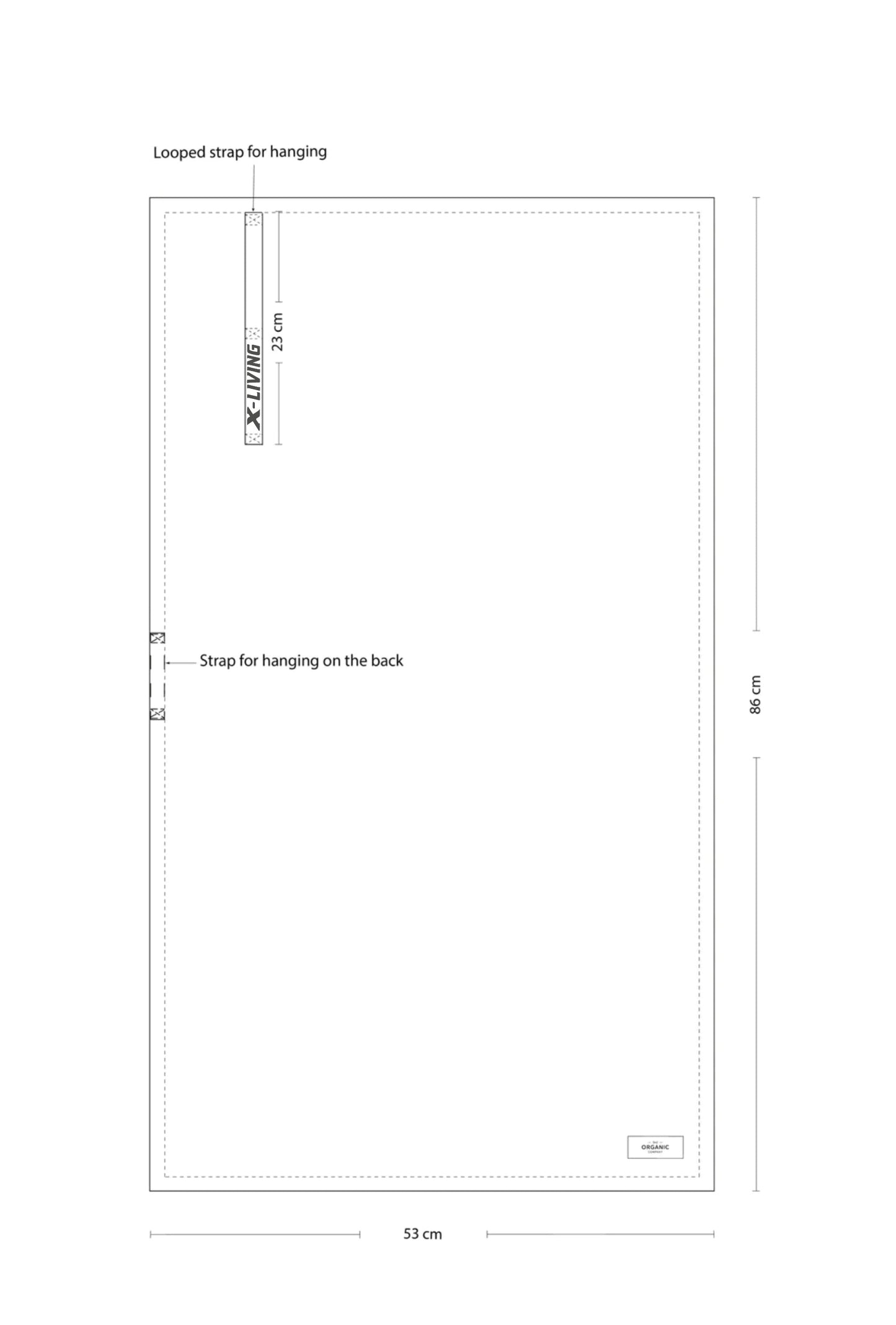 Kitchen towel - White (53x86)