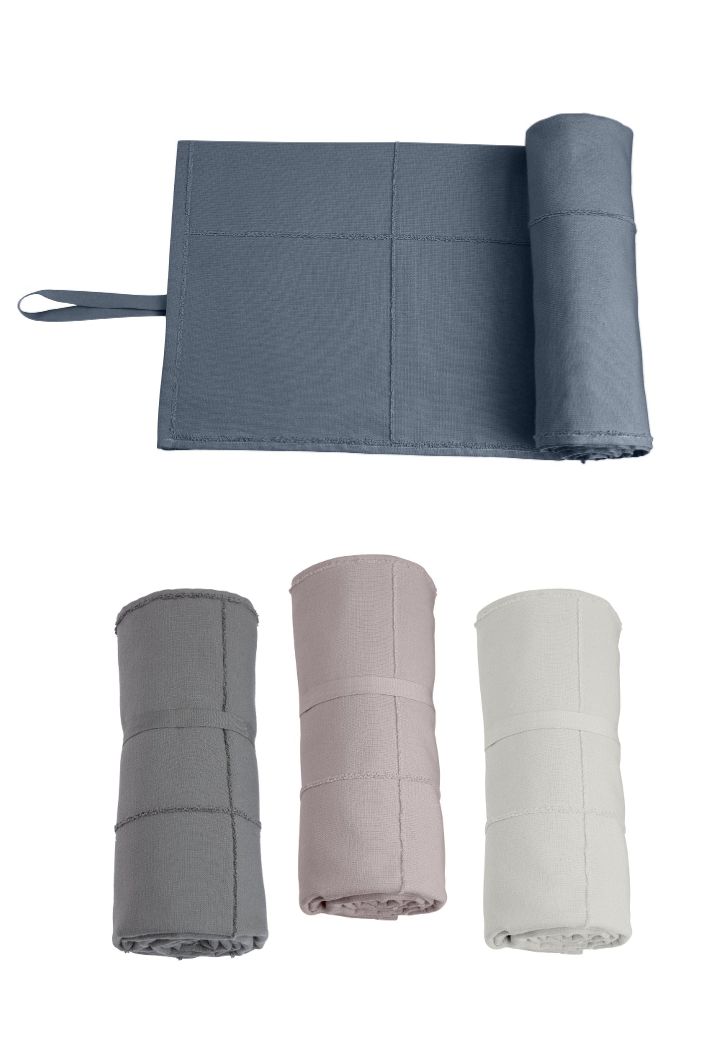 Calm towel To go - Grey Blue (60x120)