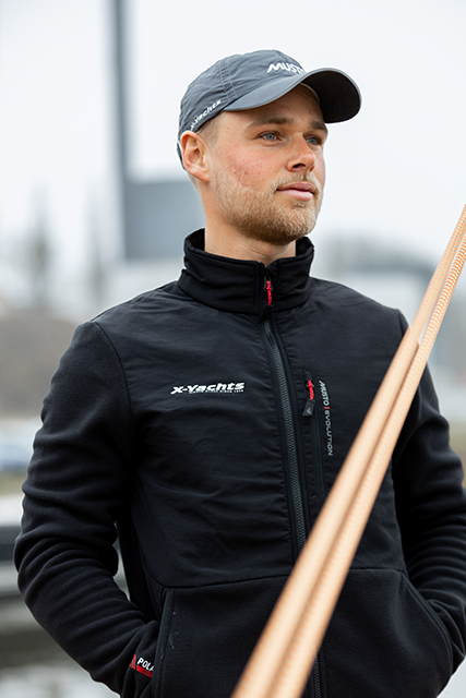 Fast Dry Musto Cap, Charcoal with X-Yachts logo