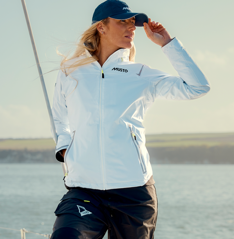 Musto Woman BR1 Solent Jacket - White