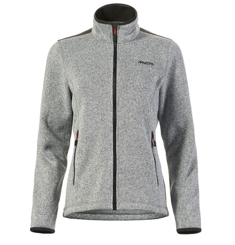 Musto Knitted Fleece, Grey, Women