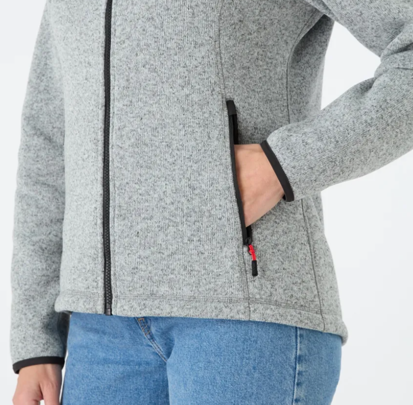 Musto Knitted Fleece, Grey, Women