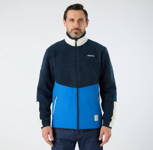 Musto 64 Pile Fleece Jacket, Blue, Men