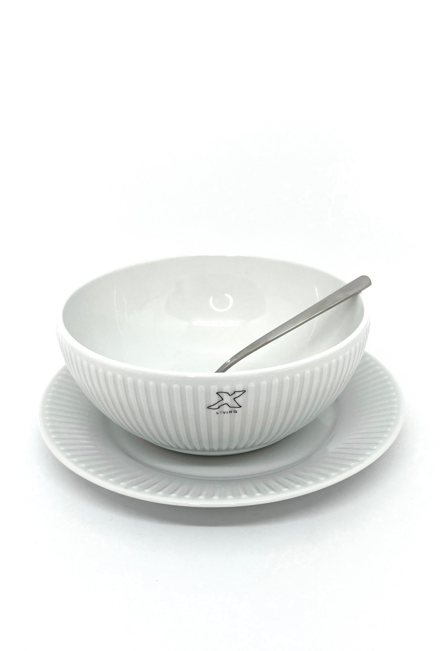 Porcelain dessert plate - White (4pcs.)