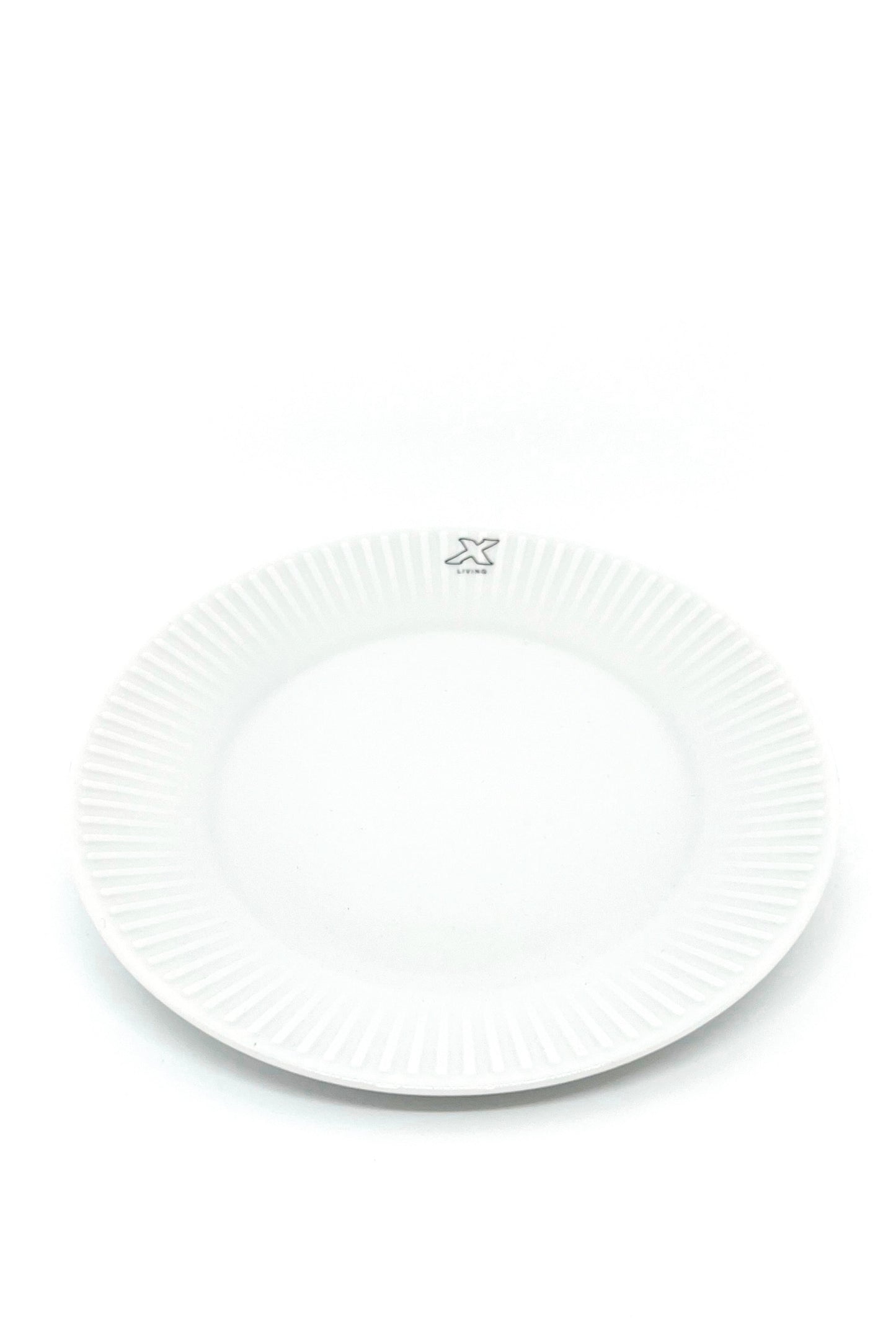 Porcelain lunch plate - White (4pcs.)