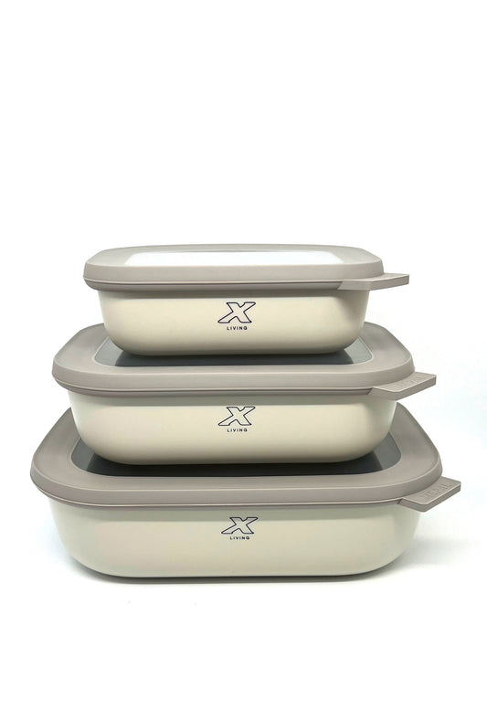 Storage bowls - Nordic White (3pcs.)