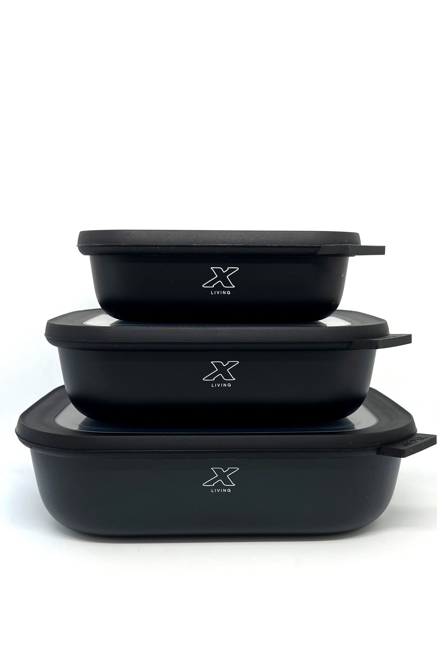 Storage bowls - Black (3pcs.)