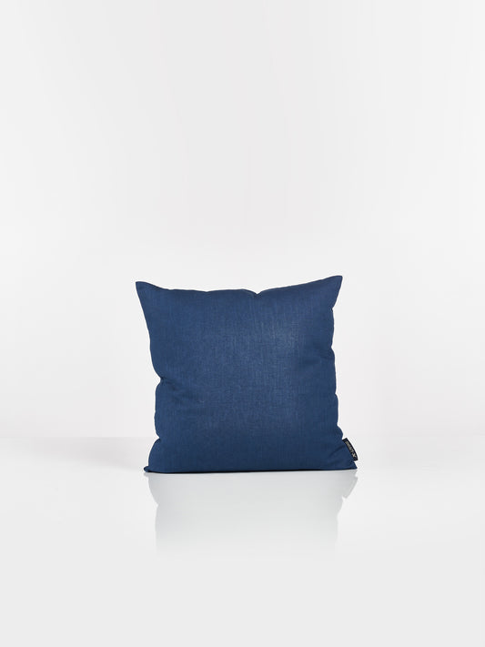 MARIE Decorative linen cushion - Navy Blue (42x42)