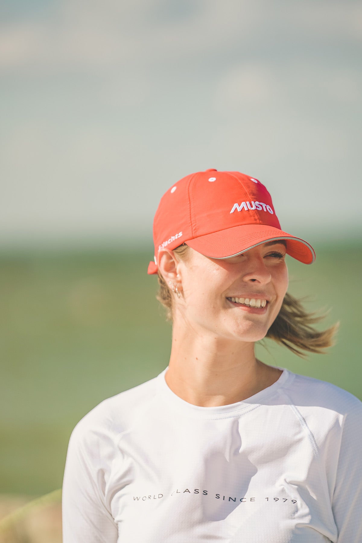 Fast Dry Musto Cap, Red with X-Yachts logo