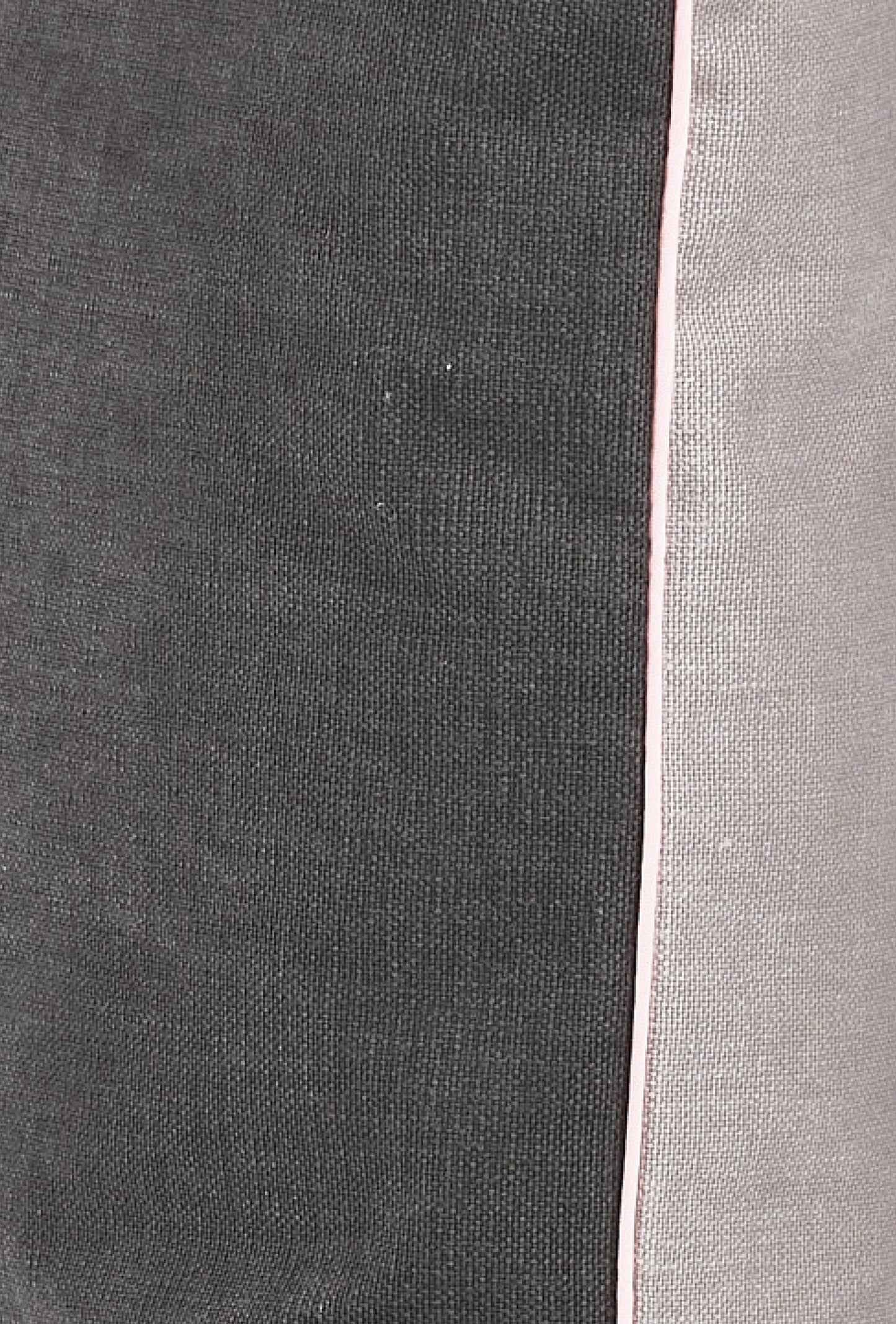 KATHRINE Brushed cotton decorative cushion - Dark Grey / Sandy (42x42)