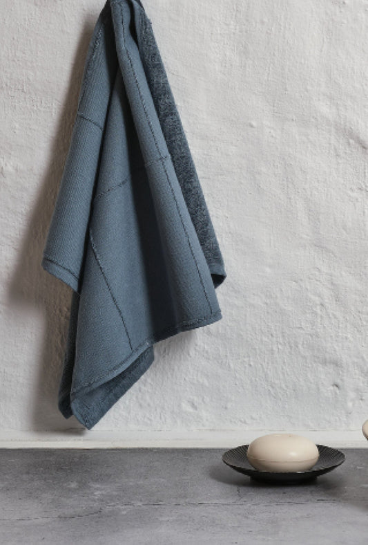 Calm hand towel - Grey Blue (40x70)